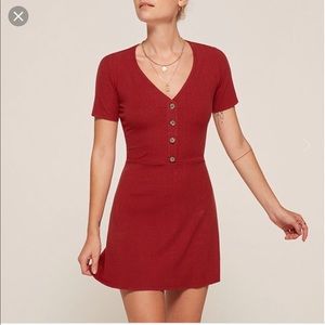 Reformation Red Cardinal Dress